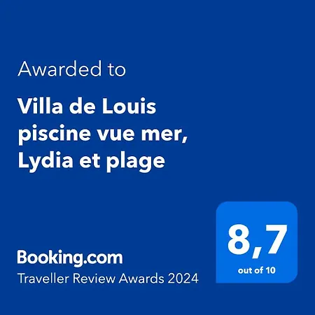 Barcaresa-villa De Louis Piscine Vue Mer, Lydia Et Сasa de vacaciones